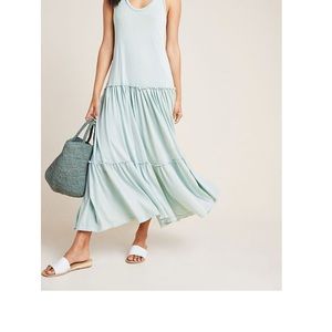 Sundry anthro tiered sleeveless dress